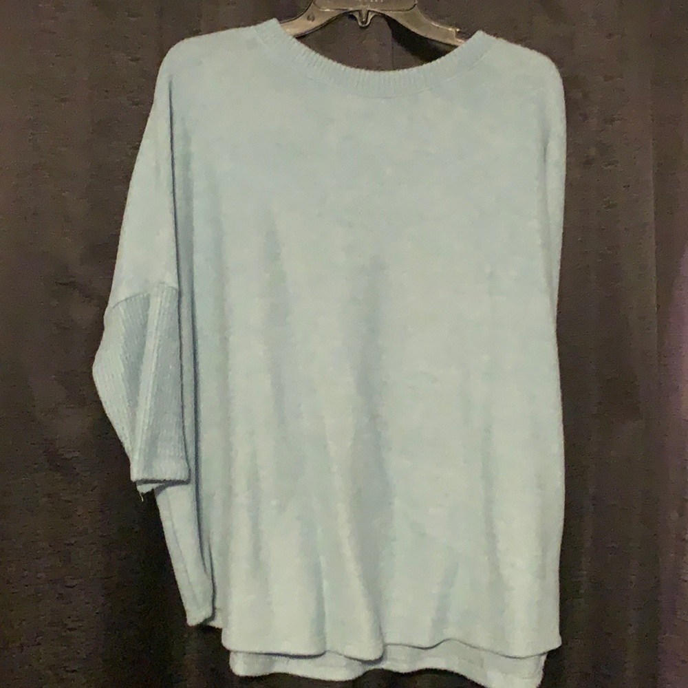 Teal sweater